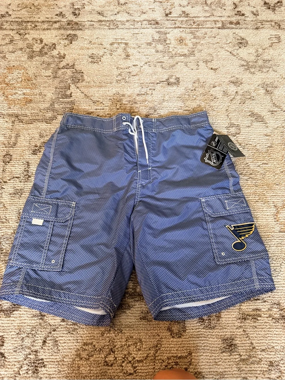 NHL Blue St. Louis Blues Men's Cargo Shorts